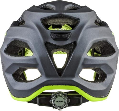 ALPINA Unisex - Kinder, CARAPAX JR. Fahrradhelm, black-neon-yellow, 51-56 cm