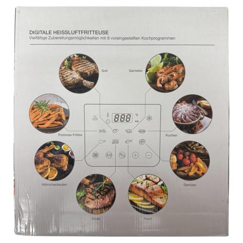 SEG Digitale Heissluft Fritteuse AF2599 Airfryer 4 Liter - SCHWARZ