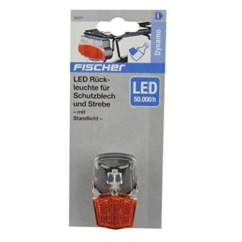 Fischer Dynamo LED-Rckleuchte mit Standlichtfunktion 
