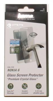 Hama Echtglas-Displayschutz  Panzerfolie "Premium Crystal Glass" fr Nokia 6 