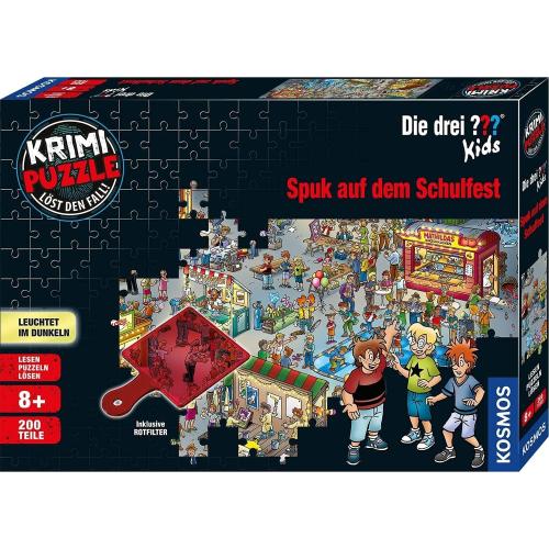 KOSMOS 697983 Krimi Puzzle Die drei ??? Kids Spuk auf dem Schulfest