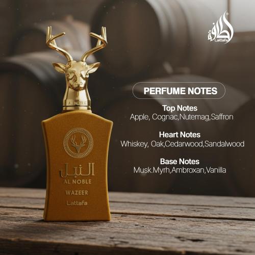 Preview: Lattafa AL NOBLE WAZEER - Eau de Parfum for MEN 100 ml