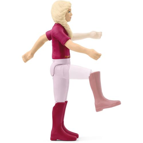 SCHLEICH Horse Club 42617 - Sofia's Beauties Pflege und Styling Station mit Pferd mit Mähne und Reiterin