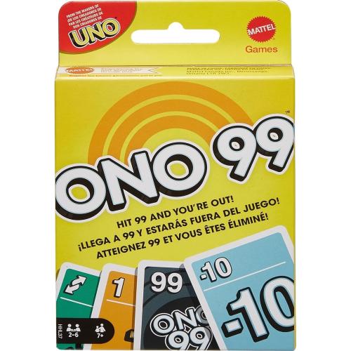 Mattel Games HHL37 - ONO 99 Kartenspiel - GELB