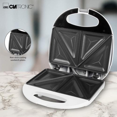 Clatronic Sandwichtoaster ST3477 weiß