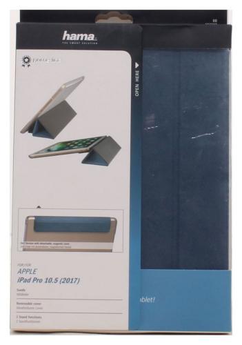 Hama Suede, Flip case, Apple, iPad Pro (2017) Hlle (10.5 Zoll) Blau 