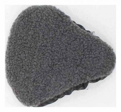 Fischer Satteldecke, Schwarz, Uni  