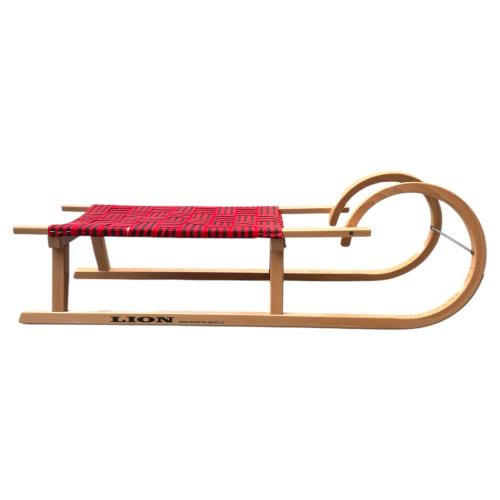 Preview: WESTSIDE Hörnerrodel 110 cm Schlitten aus Buchenholz