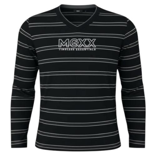 Preview: MEXX ZN2417036MM Herren Pyjama Schlafanzug Lang V-Ausschnitt LOGO PRINT FULL - DIVERSE Größen