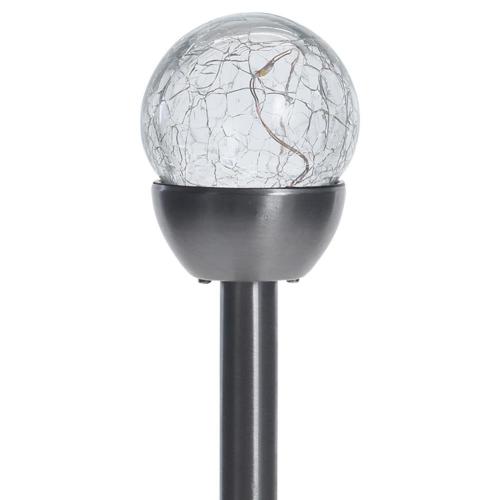 Pro Garden Solar LED Edelstahl 5er Set silber 
