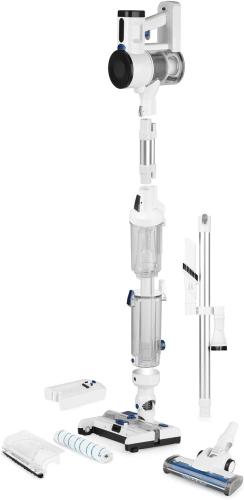 Preview: CLEANmaxx Akku-Reinigungssystem Nass & Trocken - 3 in 1 Reinigungssystem - Zyklon Technologie, Akkubetrieb, Beutellos mit integriertem HEPA-Filter [Weiss]