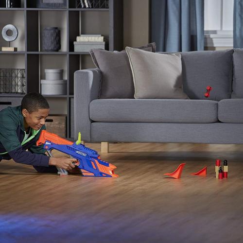 Hasbro Nerf Nitro C0787EU4 - MotoFury Rapid Rally, Fahrzeugblasterset 