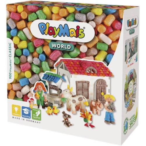 PlayMais Classic World FARM – Kreatives Spielen, Bastel-Set