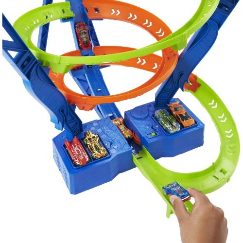 Preview: Hot Wheels HJT51 - Action Crash-Spirale Autorennbahn