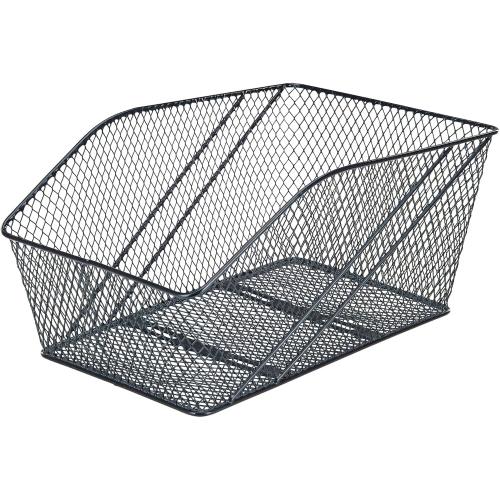 Prophete 7423 Fahrradkorb XXL, für Gepäckträger, inkl. Befestigungsmaterial, Feste Montage, max. 10 kg Tragkraft, 460 x 295 x 225 mm