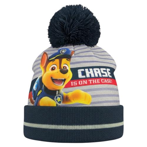 Preview: PAW PATROL 46850 - Kinder Winter Set Gr. 51/54 cm Bommel-Mütze und Handschuhe