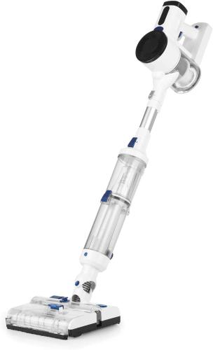 CLEANmaxx Akku-Reinigungssystem Nass & Trocken - 3 in 1 Reinigungssystem - Zyklon Technologie, Akkubetrieb, Beutellos mit integriertem HEPA-Filter [Weiss]