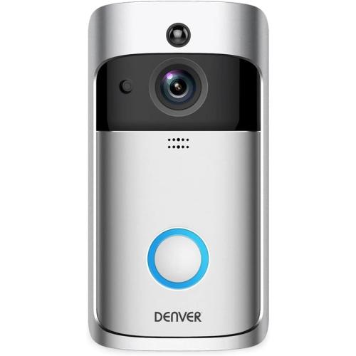 Denver Video-Türklingel VDB-110 Doorbell Video-Türsprechanlage mit WLAN-Funktion und Innenklingel