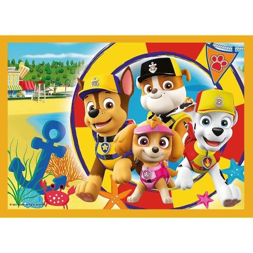 Trefl 34395 -  4 in 1  Puzzle, Das lustige Team von PAW Patrol, von 35 bis 70 Teilen, 4 Sets