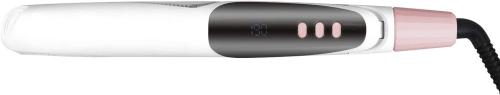MAXXMEE Hairstyler Curl & Straight | 3in1 Hair Styler mit geschwungenen Stylingplatten |LED-Display [weiß/rosegold]