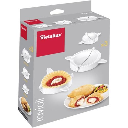 Metaltex Ravioliformer Maultaschenformer 3er Set 9,12,15 cm