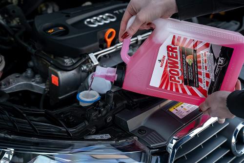 NIGRIN POWER Scheibenklar Konzentrat 1:2, Grapefruit-Minze-Duft, 3 Liter Kanister 