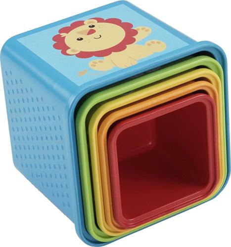 Fisher-Price CDC52 - Bunte Stapelwürfel, Babyspielzeug ab 6 Monaten