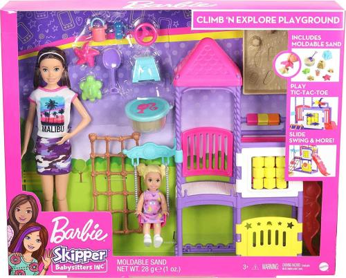 Barbie GHV89 - Skipper Babysitters Inc.”Spielplatz Spielset mit Skipper- und Kleinkind-Puppe
