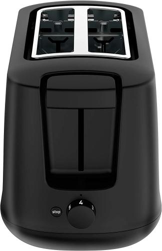 Tefal TT165N Principio Select Toaster (850 Watt, 7 Bräunungsstufen, Krümelschublade, Hebe-Funktion, Brötchenaufsatz) schwarz