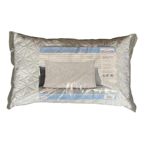 RELAXSAN Nackenstützkissen Kopfkissen 100% Visko-Schaum 45 x 75 cm Höhe 9 cm atmungsaktiv & allergikergeeignet