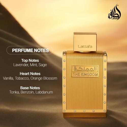 Lattafa THE KINGDOM - Eau de Parfum for MEN 100 ml