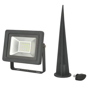 UNITEC LED Strahler für Außenbereich, 10 Watt, 750 Lumen, 6500 Kelvin, anthrazit