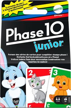 Mattel Games - Phase 10 Junior Kartenspiel, ab 4 Jahren