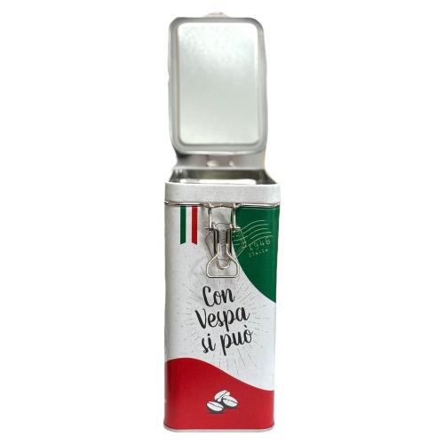 Nostalgic-Art Aufbewahrungsdose VESPA - Kapazität 1,3 Liter - Maße: 7,5 x 11 x 17,5 cm (L x B x H)