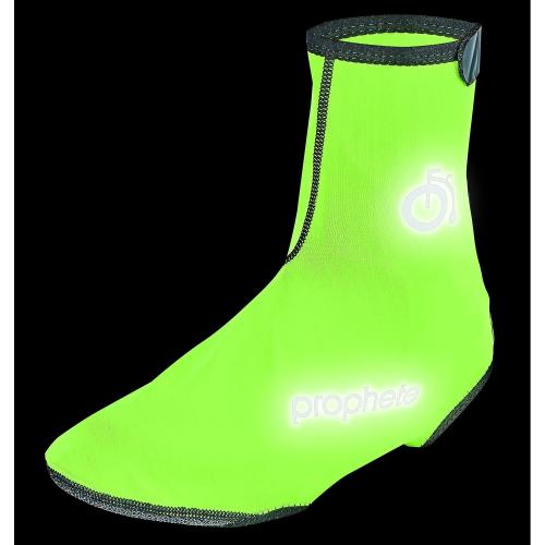 Prophete Fahrradbekleidung, Fahrradüberschuhe, Spritzschutz für die Schuhe, Reflektionselemente, wasserabweisend, winddicht, Größe 36 - 39 