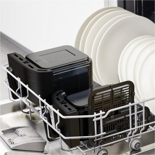 Tefal® EY901N10 Dual Easy Fry Doppel-Heißluftfritteuse 8,3 L Gesamtfüllmenge 
