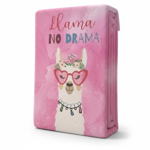 Home Ideas Wohndecke mit Tiermotiv Größe ca. 150 x 200 cm Rosa - LAMA No Drama