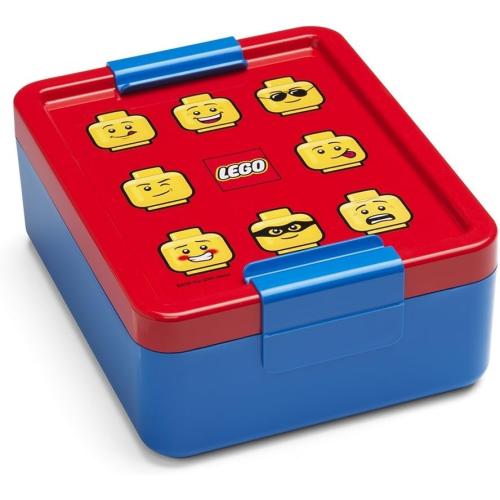 LEGO® Lunch-Set Classic Panier-Repas ICONIC SMILY -Trinkflasche + Brotdose  - Rot / Blau