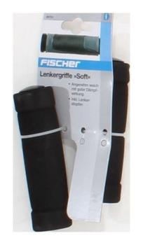 Fischer Soft Fahrradlenkergriffe, Schwarz, One Size 