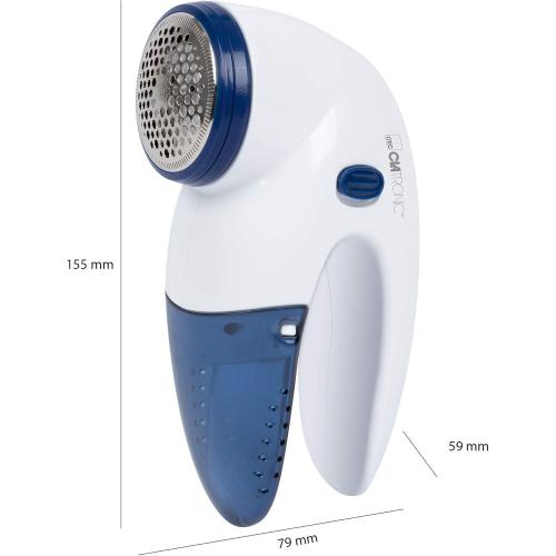 Clatronic Textil Cleaner TC 3759 weiß/blau, Fussel, Pilling, Knötchen, 59x155x79 mm