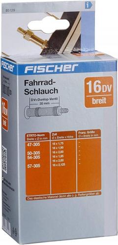 FISCHER Fahrradschlauch 16  breit DV 