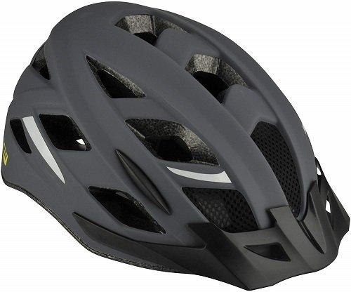 FISCHER Erwachsene Fahrradhelm, Radhelm, Cityhelm Shadow, S/M, 54-59cm, schwarz, mit beleuchtetem Innenring-System