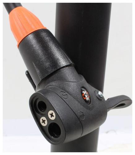 Preview: SKS Luft und Standpumpe Air-X-Press Control mit Manometer Multi-Valve AUSSTELLUNGSSTÜCK