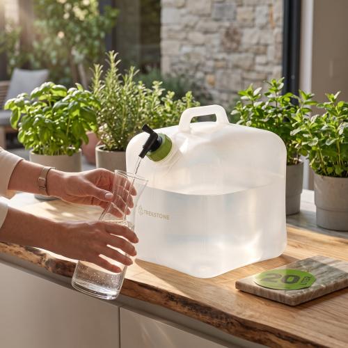 Preview: Trekstone FALTBARER WASSERKANISTER 20 L - Maße: ca. 30 x 26 x 31 cm (L x B x H)