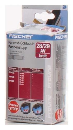 Fischer Erwachsene Pasi Breit AV Fahrradschlauch, Schwarz, 28/29 Zoll  