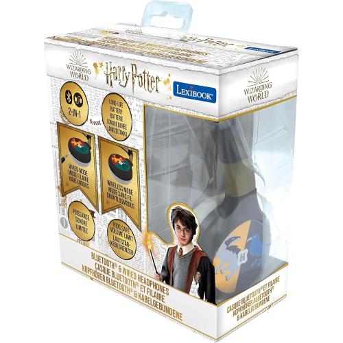 LEXIBOOK 2-in-1-Bluetooth & Kabelgebundene Kopfhörer HARRY POTTER