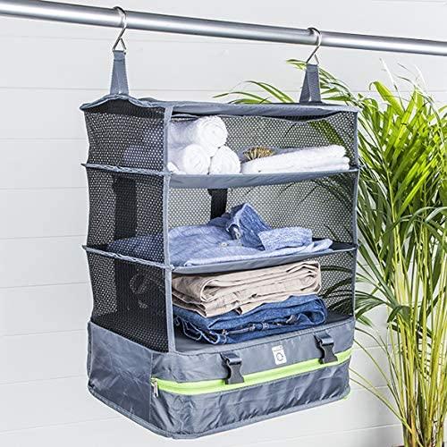 Reisetasche Reise Organizer Set Ordnungssystem Platzsparsystem Hängeorganizer Tasche Packwürfel zum Aufhängen