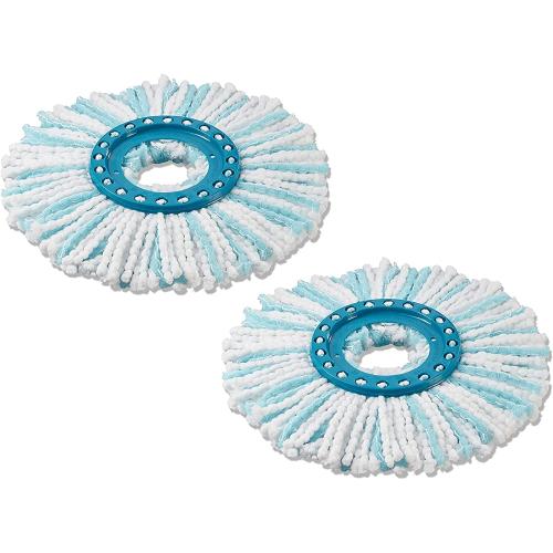 2 x LEIFHEIT Ersatzkopf CLEAN TWIST Disc Mop Ergo micro duo 