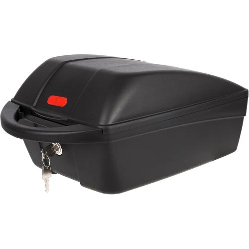Polisport Fahrradgepäckträgerbox mit Quick-Release 5KG / 11L, Kunstoff, abschließbar, schwarz