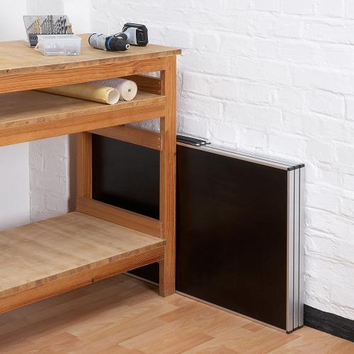 Meister Multifunktionstisch 3-teilig - 30 kg Tragkraft je Tisch (100 x 60 cm) - 4-fach höhenverstellbar - Klappfunktion